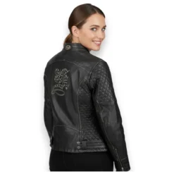 Giacca Donna In Morbida Pelle Held Asphalt Queen Nero