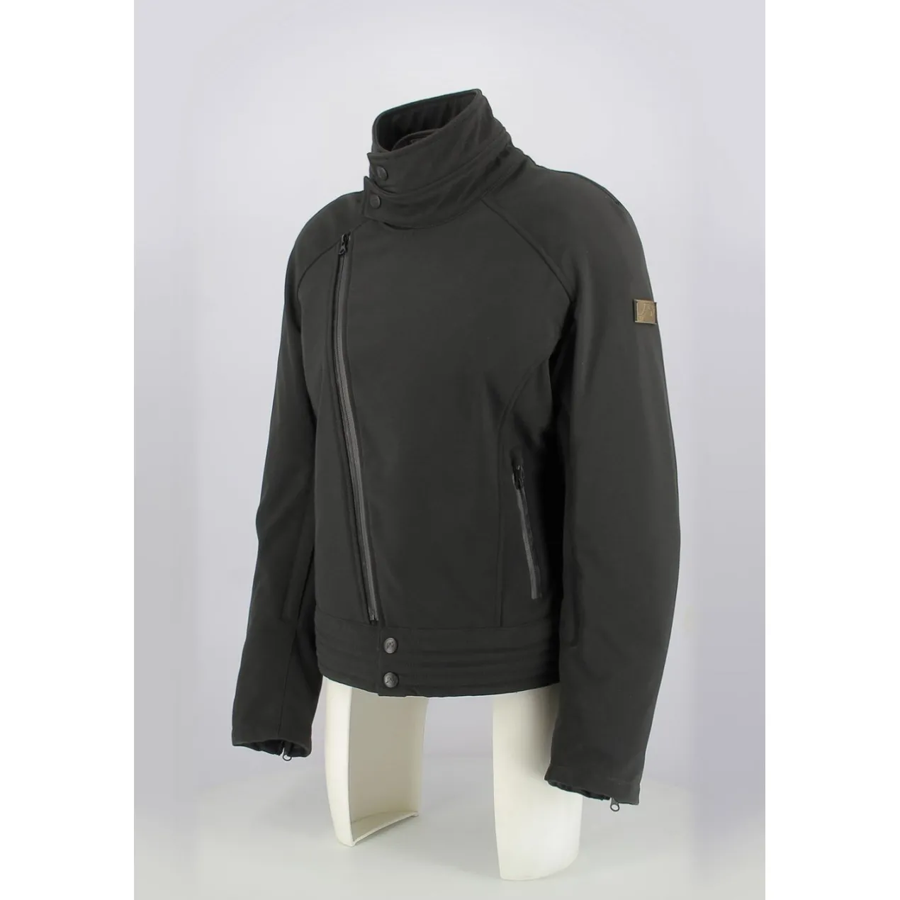 Giacca Donna In Softshell Jollisport Duke Nero