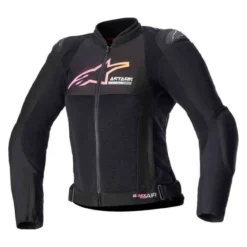 Giacca Donna Traforata Alpinestars Smx Air Black Yellow Pink