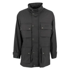 Giacca 3/4 In Cordura Castrol Street Nero