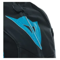 Giacca In Pelle Donna Dainese Avro 5 Wmn Black/teal/anthracit