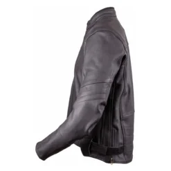 Giacca In Pelle Gms Panther Con Protezioni Nero