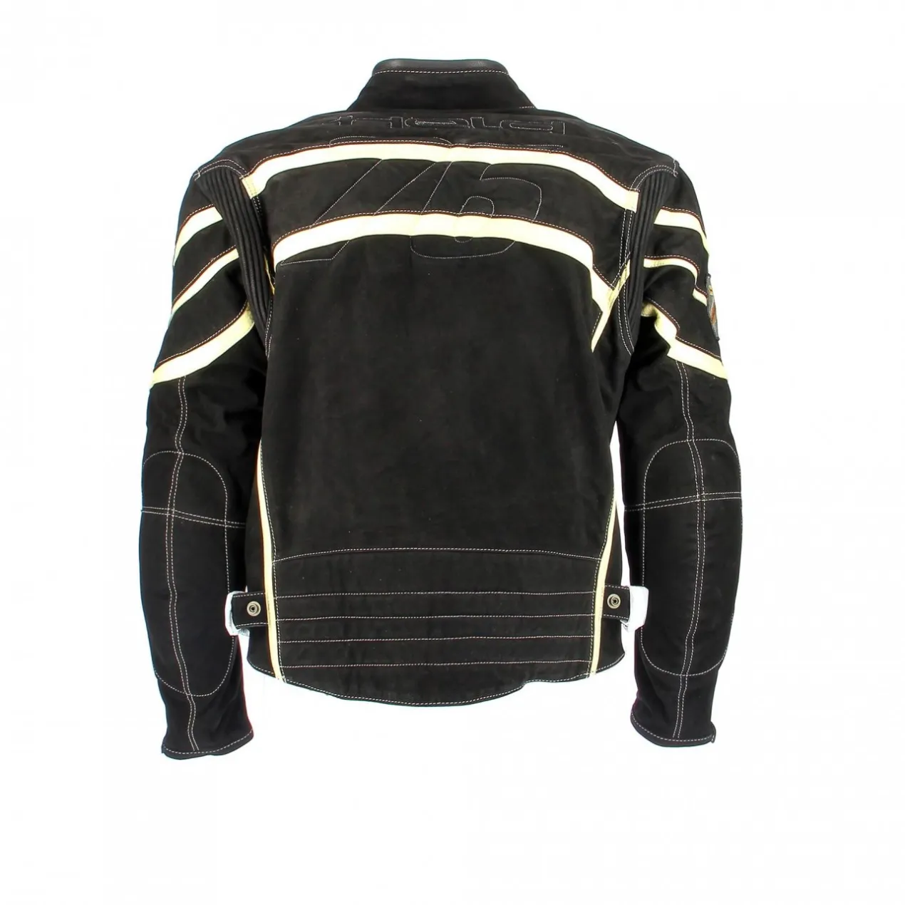 Giacca In Pelle Held Aras Nero Beige