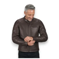 Giacca In Pelle Ixs Eliott Marrone