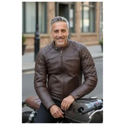 Giacca In Pelle Ixs Eliott Marrone