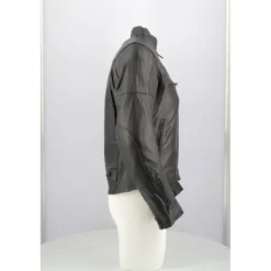 Giacca In Pelle Morbida Msk Bubu Lady Nero