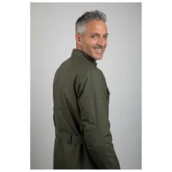 Giacca Ixs Tartan Verde Oliva con Cinta stile British