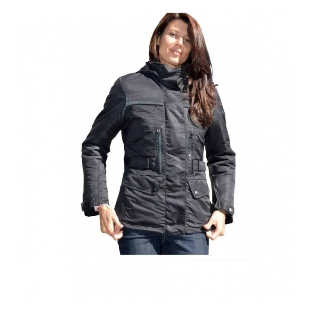 Giacca Moto Donna Jollisport Page Nero