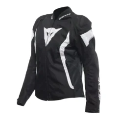 Giacca Moto In Tessuto Donna Dainese Avro 5 Tex Black/white/black