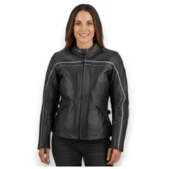 Giacca Pelle Donna Jofama Mod. Vis A Vis Nero