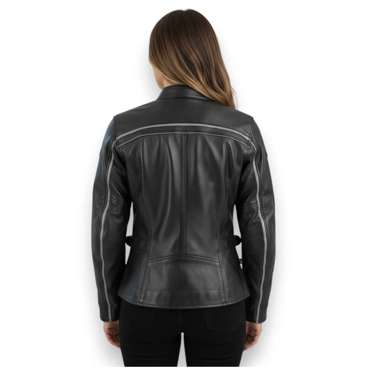 Giacca Pelle Donna Jofama Mod. Vis A Vis Nero