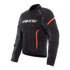 Giacca Traforata Dainese Air Frame 3 Tex 2026 Black/black/red-fluo