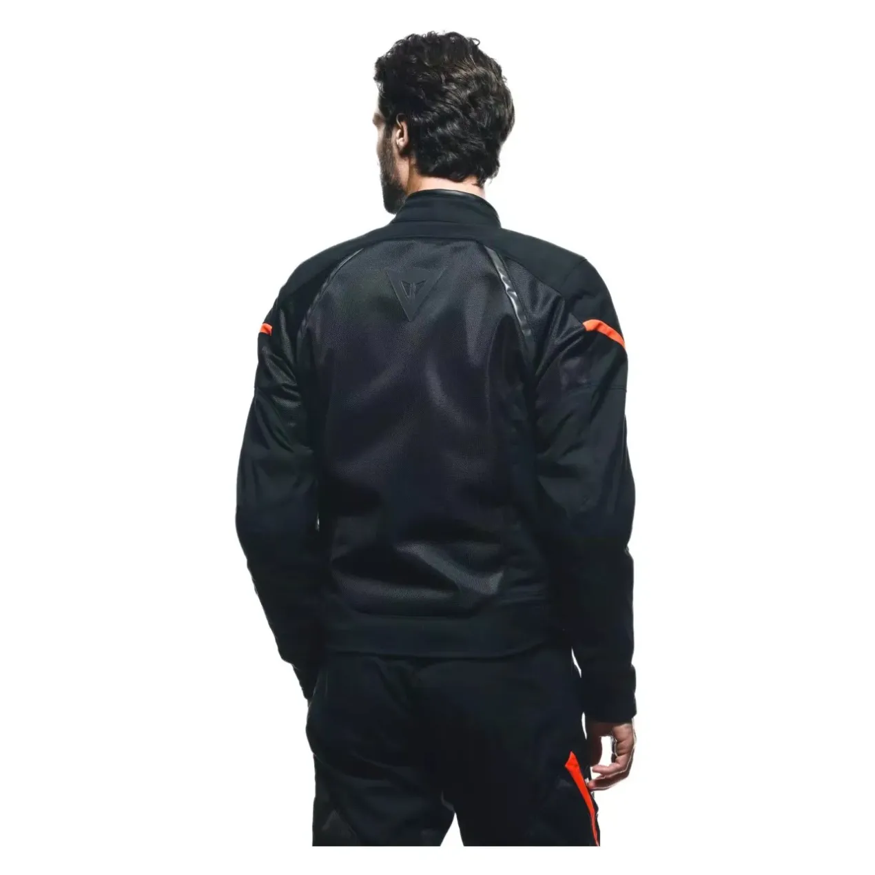 Giacca Traforata Dainese Air Frame 3 Tex 2026 Black/black/red-fluo