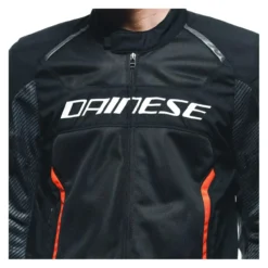 Giacca Traforata Dainese Air Frame 3 Tex 2026 Black/black/red-fluo