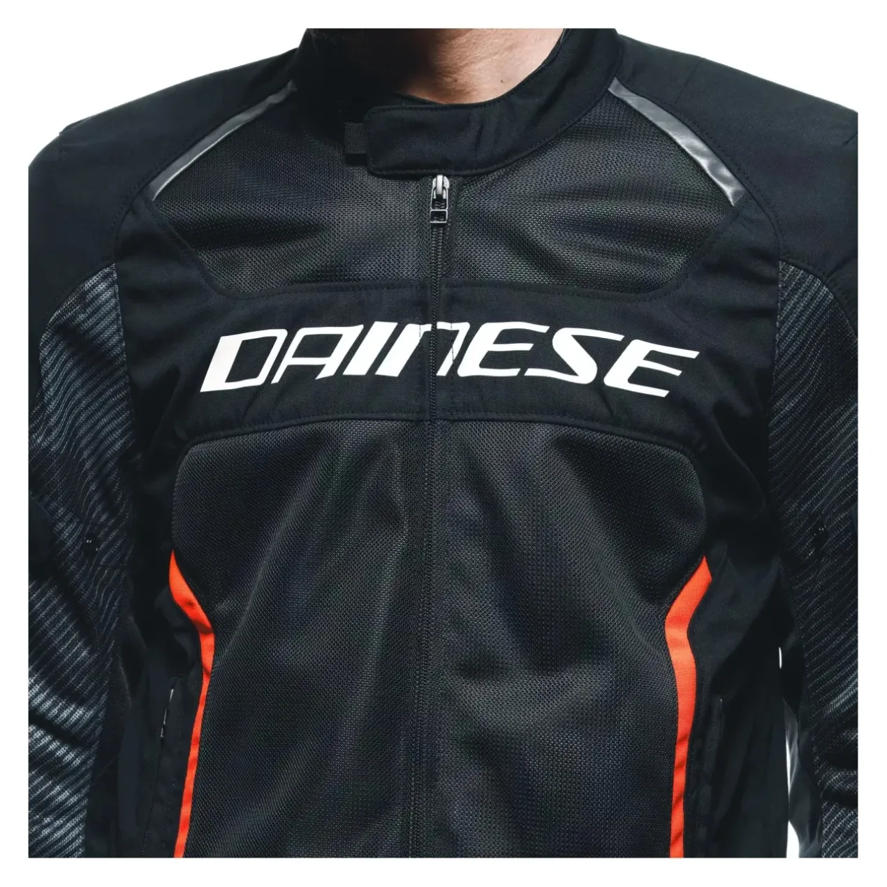 Giacca Traforata Dainese Air Frame 3 Tex 2026 Black/black/red-fluo