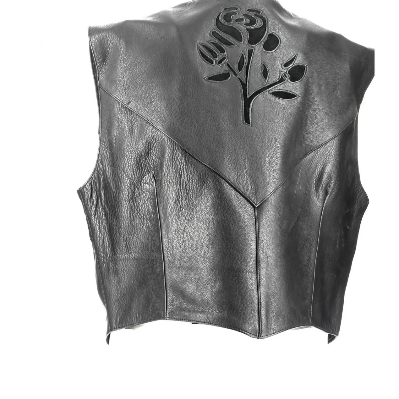 Gilet In Pelle Donna Held Lea Nero