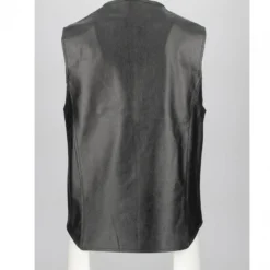 Gilet In Pelle Jollisport Nero