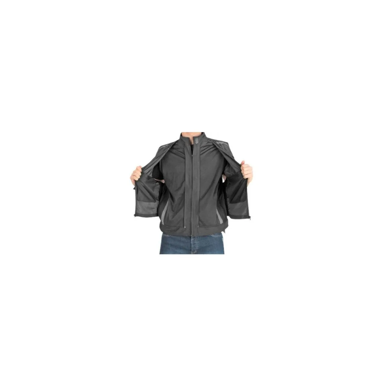 Gilet Multitasche Oj Transformer Nero