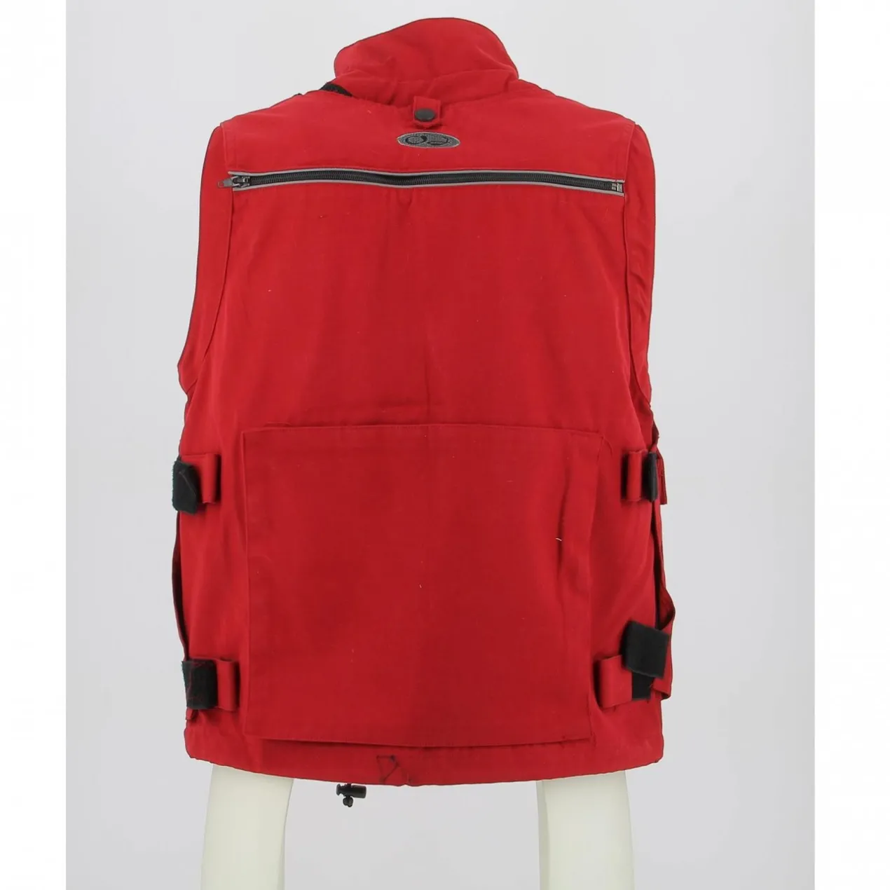 Gilet Oj Transformer 2 In 1 Traforato Multitasche Rosso