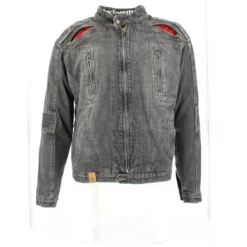 Giubbetto Jeans Uomo Red Route Men Tg. 54 Denim Jacket Nero