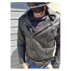 Giubbino In Pelle Custom Held Hot Road Nero