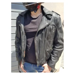 Giubbino In Pelle Custom Held Hot Road Nero