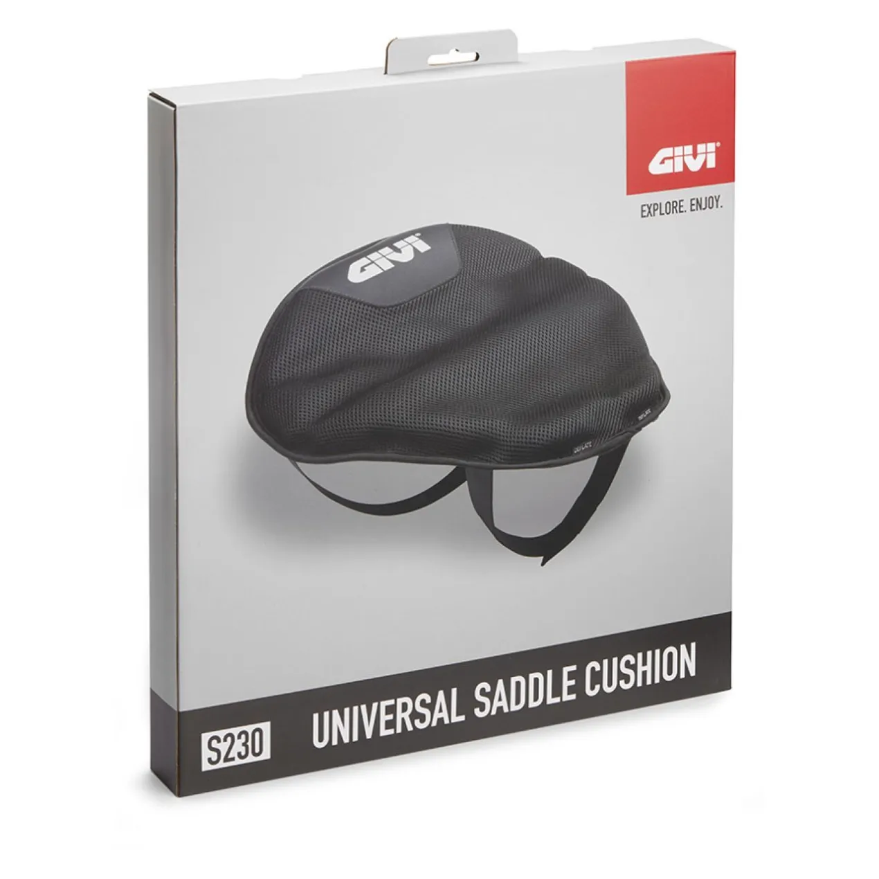 Givi S230 Cuscino Da Sella In Tessuto Nero