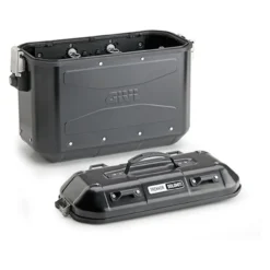 Givi Dlmk36bpack2 Coppia Valigie Trekker Dolomiti Alluminio Nero