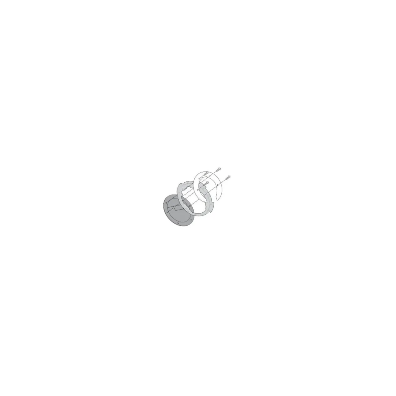 Givi Flangia Metallica Per Borsa Serb. Tank Lock-kawasaki V.650 15-16