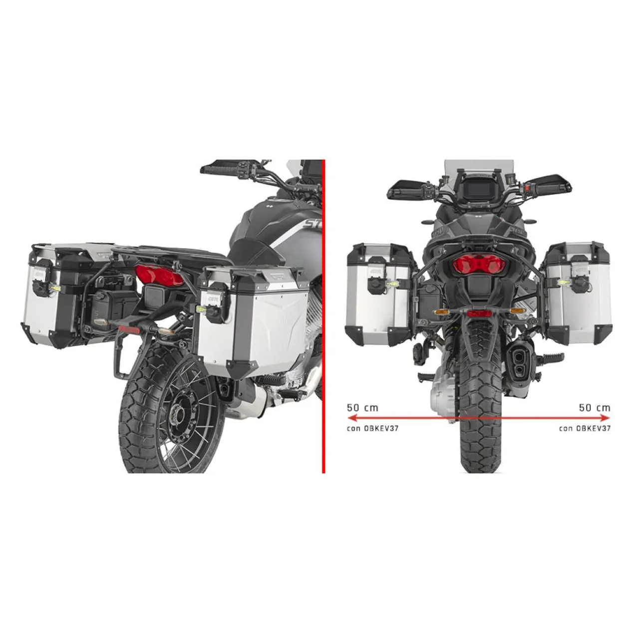 Givi Plo8208cam Portav. Later. Moto Guzzi Stelvio (2024)