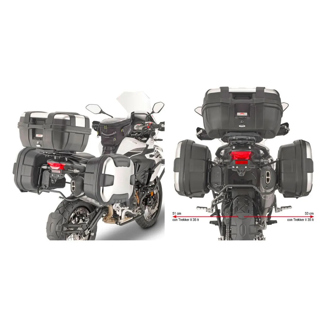Givi Pl8711 Portavaligie Laterale Benelli Trk502x 2020