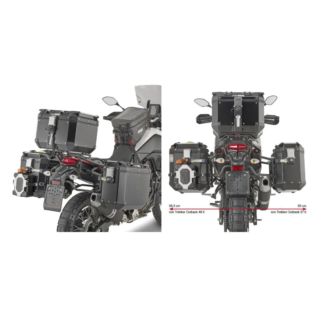 Givi Portavaligie Laterale Yamaha Tènèrè 7002019 Per Monokey