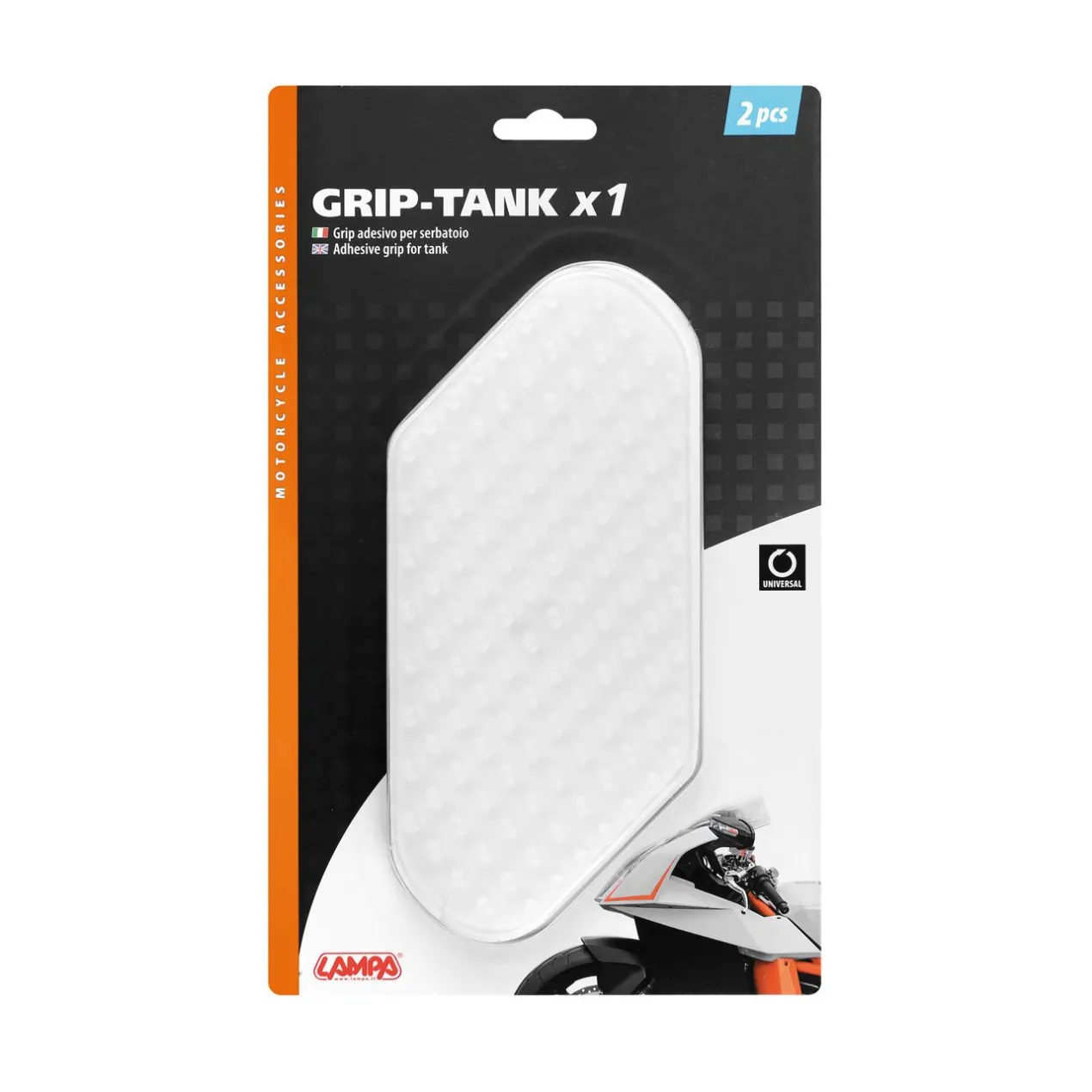 Grip Adesivo Trasparente Serbatoio Grip Tank Lampa 90509