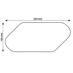 Grip Adesivo Trasparente Serbatoio Grip Tank Lampa 90509