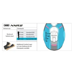 Guanciali Shoei 35mm Per Casco Nxr2