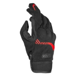 Guanti Estivi Con Protezioni Gms Jet-city Nero-rosso