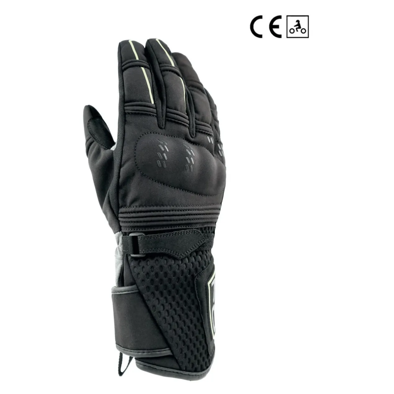 Guanti Impermeabili Oj Hideaway Nero/giallo Fluo