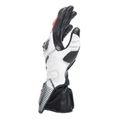Guanti In Pelle Carbon 4 Lady Lunghi Black/white/fluo-red