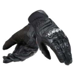 Guanti In Pelle Dainese Carbon 4 Corti Black/black