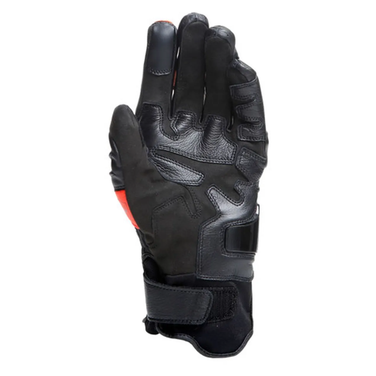 Guanti In Pelle Dainese Carbon 4 Corti Black/fluo-red