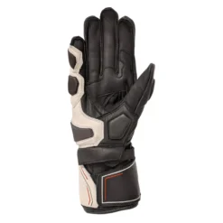 Guanti In Pelle Oj Sleek Nero/bianco/rosso