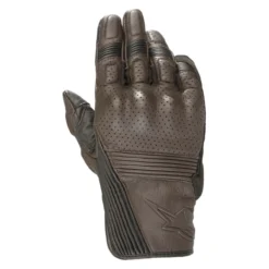 Guanti In Pelle Traforati Alpinestars Mustang V3 Dark Brown