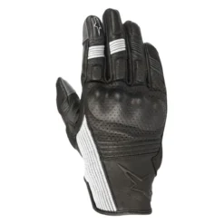 Guanti In Pelle Traforati Alpinestars Mustang V3 Aluminium Black
