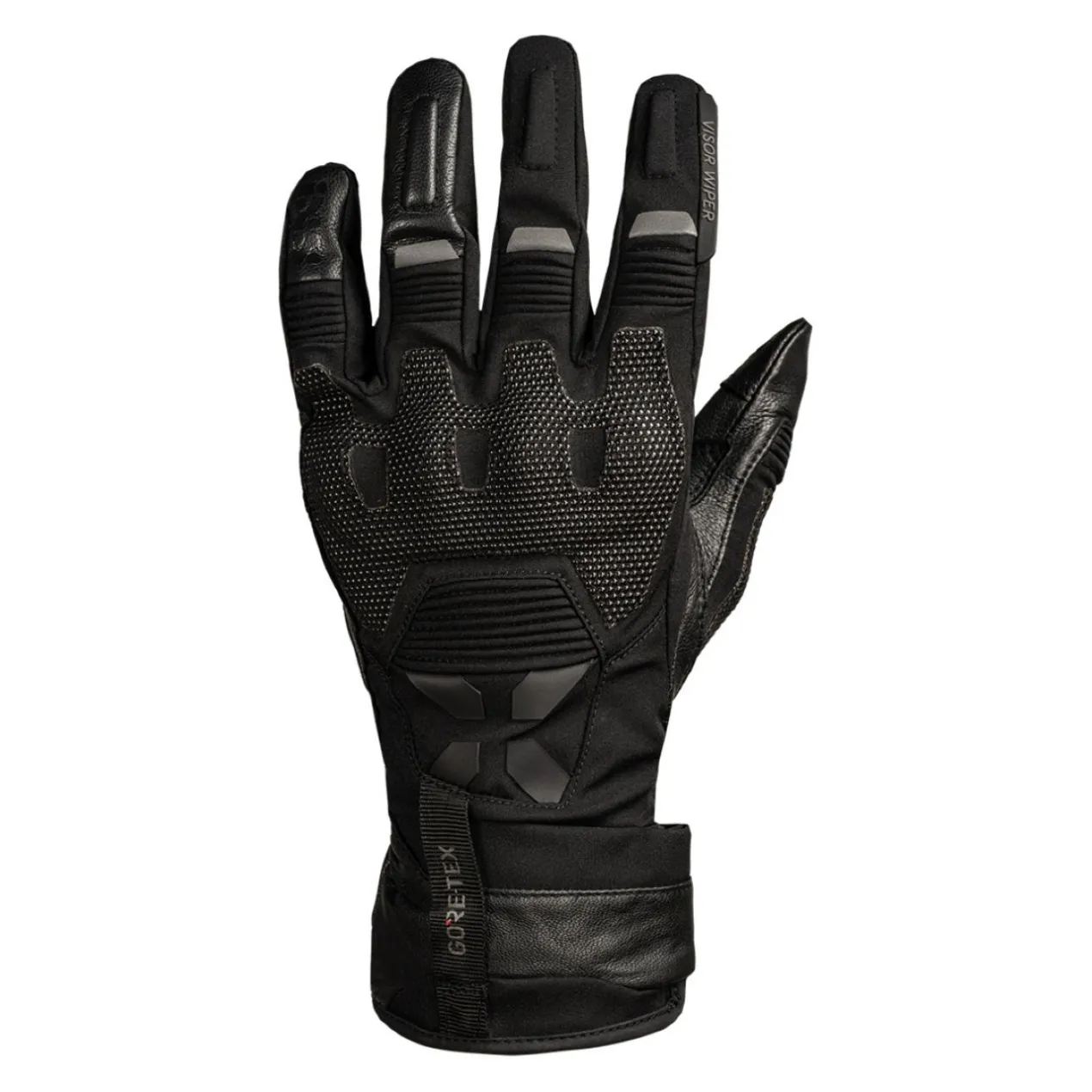 Guanti Laminati Donna Ixs Tourster-gtx 1.0 Nero-grigio Scuro