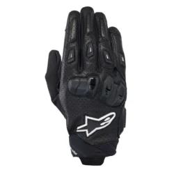 Guanti Moto In Pelle Alpinestars Sp X 7 Black White