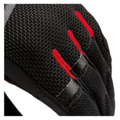 Guanti Tucano Urbano Penna Mesh Nero–rosso
