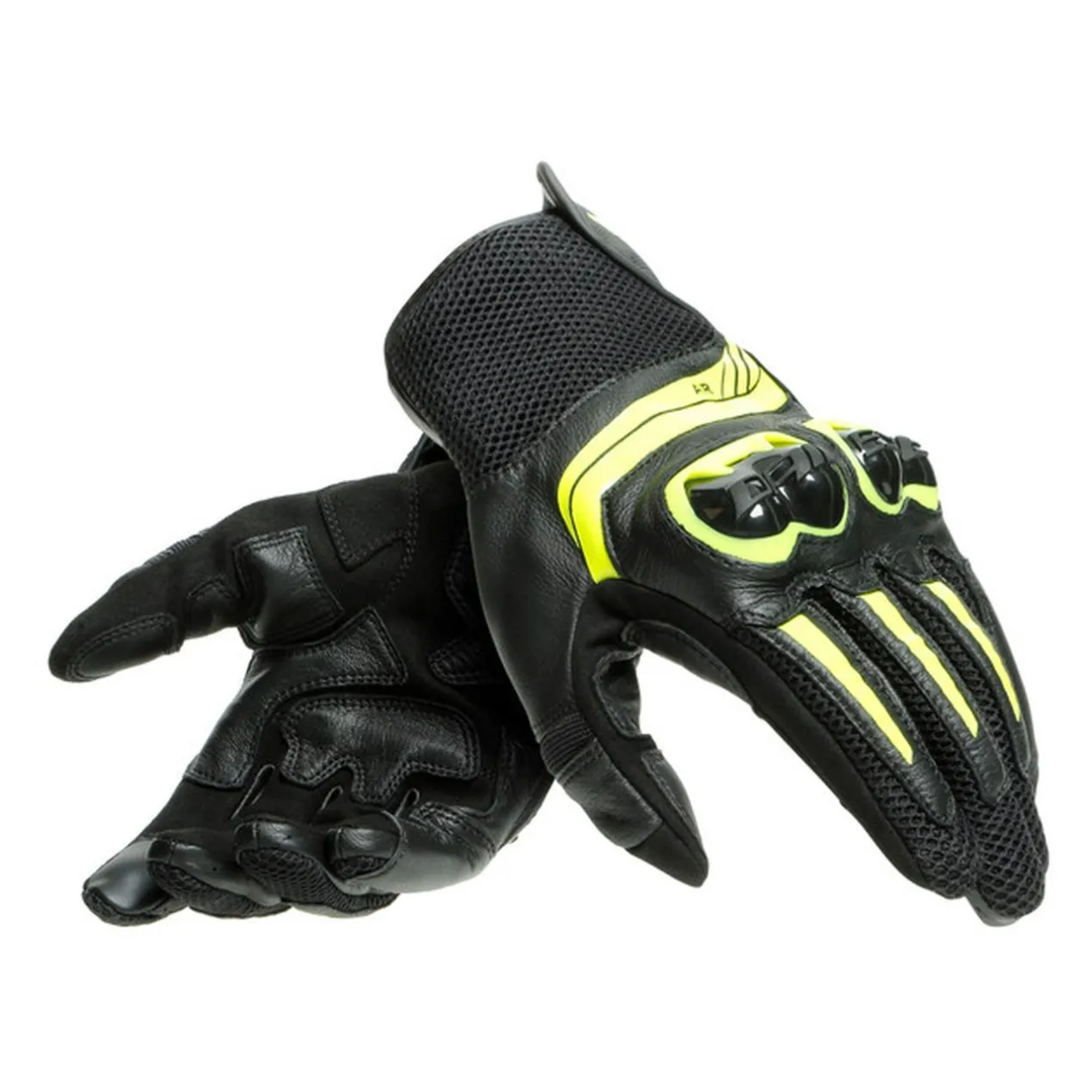Guanti Unisex In Pelle Dainese Mig 3 Black/fluo-yellow
