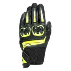 Guanti Unisex In Pelle Dainese Mig 3 Black/fluo-yellow