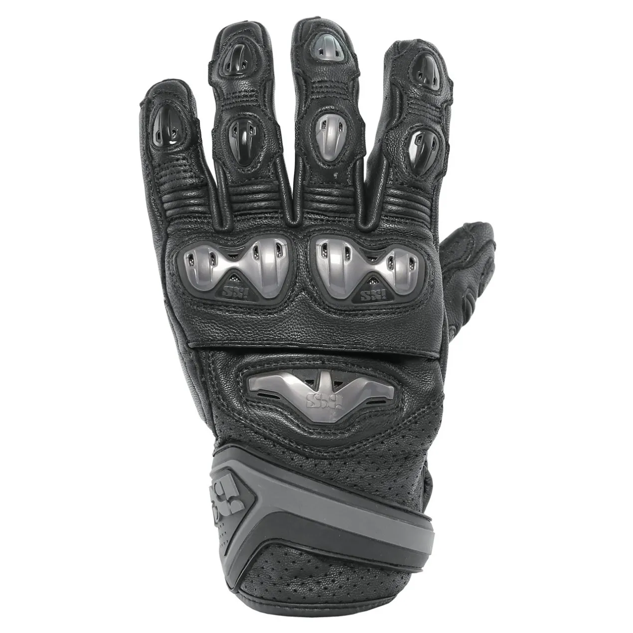 Guanto Corto Sport In Pelle Di Capra Ixs Rs-400 Nero