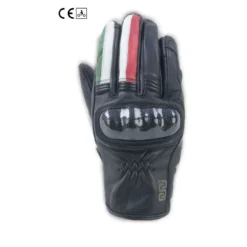 Guanto In Pelle Oj Fighter 1.8 Nero Rosso Verde Bia